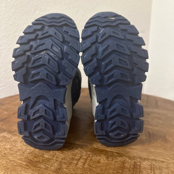 HOBIBEAR Boys Snow Boots Winter Waterproof Slip Resistant Blue - Picture 7 of 7